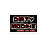 Dirty Modine [Red] | Kiss-Cut Stickers