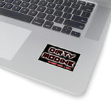 Dirty Modine [Red] | Kiss-Cut Stickers