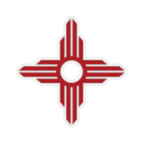 New Mexico - Zia Symbol - [Red] | Kiss-Cut Stickers