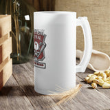 Biker Born, Biker Bred [Rogue Biker] | Frosted Glass Beer Mug