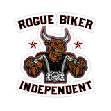 Rogue Biker [Independent] Dark Red | Kiss-Cut Stickers