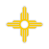 New Mexico - Zia Symbol - [Yellow] | Kiss-Cut Stickers