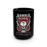 Biker Born Biker Bred [Rogue Biker] | Black Mug, 15oz