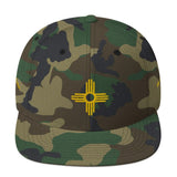 classic snapback green camo front