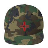 classic snapback green camo front