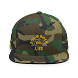 classic snapback green camo front