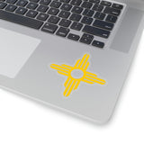 New Mexico - Zia Symbol - [Red] | Kiss-Cut Stickers