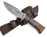 Shokunin USA Agatha 10" Damascus Bowie Knife - Premium Damascus Steel Hunting Knife