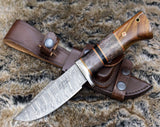 Shokunin USA Agatha 10" Damascus Bowie Knife - Premium Damascus Steel Hunting Knife