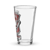 Biker Born Biker Bred [Rogue Biker] | Shaker Pint Glass