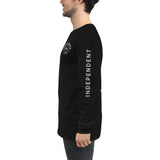 Independent To The Grave [Grey] | Unisex Long Sleeve Tee