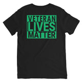 Veteran Lives Matter [Front/back] | Unisex Short Sleeve V-Neck T-Shirt