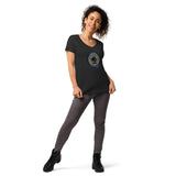 Kaktus Kats | Women’s Fitted V-Neck T-Shirt